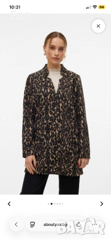 VERO MODA Преходно яке в Шоколад, Капучино, снимка 5 - Сака - 54075702