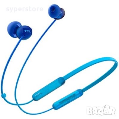 Слушалки Безжични Блутут TCL SOCL300BTBL-EU Сини Тип "Neckband" In-Ear Bluetooth Earphones, снимка 1 - Безжични слушалки - 31091026