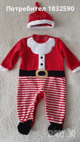Бебешки коледен костюм 3-6 мес.