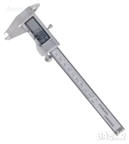  	ПРОМОЦИЯ 48 ЛВ.Електронен шублер от неръждаема стомана, LCD 0-150 мм +, снимка 3 - Шублери - 38018619