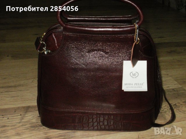 MODA PELLE стилна нова дамска чанта кожа, снимка 2 - Чанти - 31350649