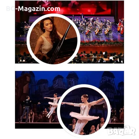 Луксозен театрален бинокъл с дръжка за театър опера концерти подарък реквизит балет 3×25 мощен, снимка 7 - Други ценни предмети - 50931354