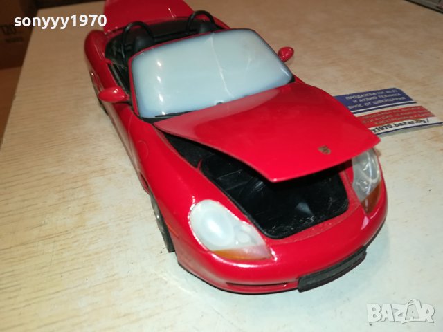 PORSCHE BOXTER 1/18-METAL-ВНОС GERMANY 3010231017, снимка 6 - Колекции - 42775560