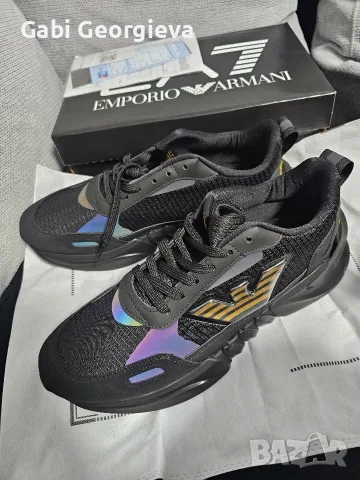 Мъжки маратонки Emporio Armani 43 номер, снимка 7 - Спортни обувки - 55503631