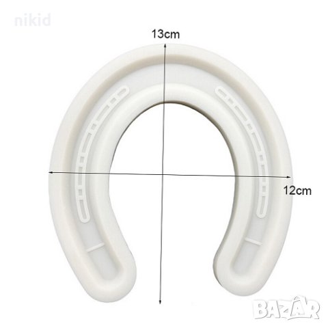 Грамадна тънка подкова силиконов молд форма фондан гипс, снимка 2 - Форми - 36866332