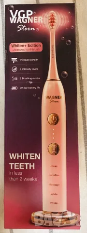 Ултразвукова електрическа четка за зъби Wagner Stern WHITEN+ Edition, снимка 4 - Друга електроника - 55753727