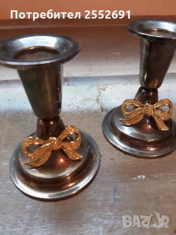 Свещници , снимка 5 - Антикварни и старинни предмети - 31528063