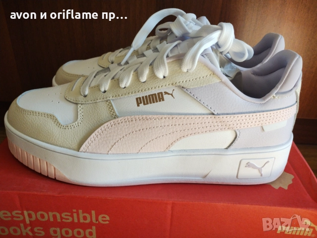 Оригинални Puma Carina Street 38, 39 номер, снимка 3 - Кецове - 52508633