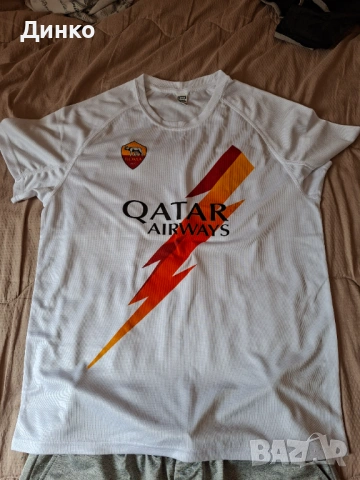 Фланелка на Рома и къси гащи!, снимка 2 - Тениски - 54178385