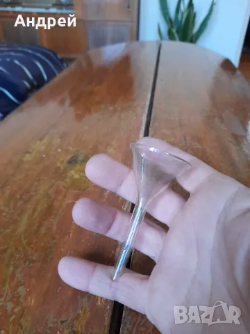 Стара стъклена фуния, снимка 4 - Други ценни предмети - 48457605