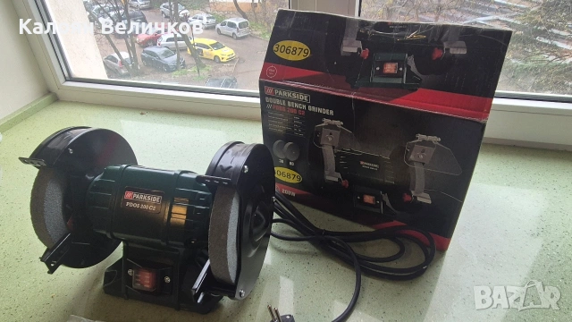 Двоен шмиргел PARKSIDE , снимка 2 - Полирмашини - 54057546