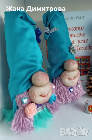 Гномчета за Коледа , снимка 5 - Декорация за дома - 38601459
