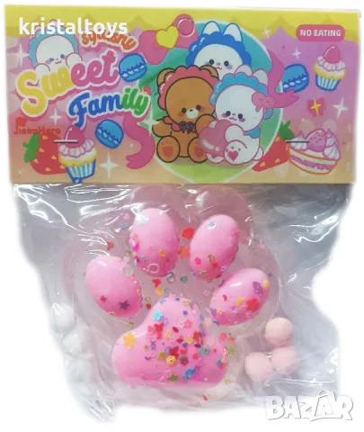 Скуиши SQUISHY голямо светещо прозрачно, снимка 2 - Други - 49615293