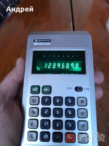 Стар калкулатор Sanyo CX-8132, снимка 7 - Други ценни предмети - 49393708