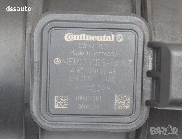 Дебитомер Mercedes OM651 A6510900048 W204 W212 W218 Continental, снимка 2 - Части - 42298857