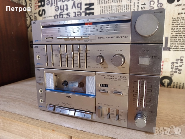 Касетофон"JVC"PC-R11, снимка 2 - Радиокасетофони, транзистори - 52973991