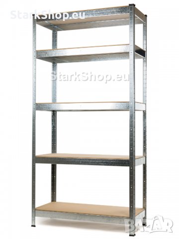 Метален стелаж с безболтов монтаж – 180х90х30см, снимка 3 - Други - 30513340