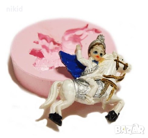 Момче Мъж на кон Сюнет Sünnet силиконов молд форма фондан гипс