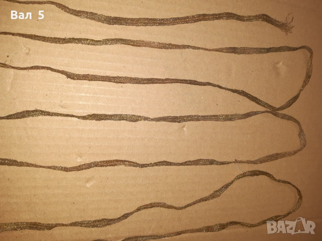 Стара автентична сърма - лента за пищимал , носия - 370 см, снимка 4 - Антикварни и старинни предмети - 53166762