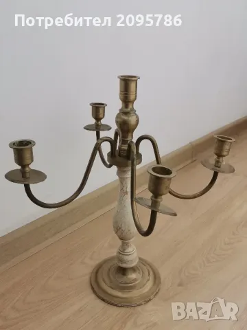 свещник , снимка 4 - Антикварни и старинни предмети - 48356873