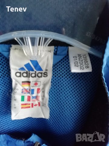 Adidas Climashell Wind оригинална ветровка яке горнище Vintage размер М Адидас, снимка 4 - Спортни дрехи, екипи - 35403450