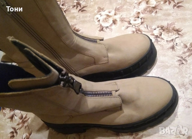 Нови Дамски Високи Боти Изцяло от Естествена Кожа 40, снимка 15 - Дамски боти - 52667750