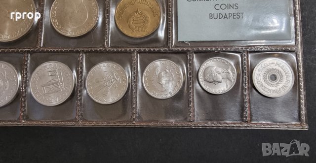 Унгария. Лот. 1977 година 2, 5, 10, 20, 50 филера  и 1, 2, 5 ,10 форинта. UNC., снимка 11 - Нумизматика и бонистика - 44348145