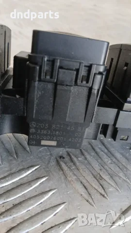 Панел бутони Mercedes C W203 2004 2038214581 3363.1801 Mercedes-Benz C-Class 203 (W/S/CL), снимка 3 - Части - 56013634