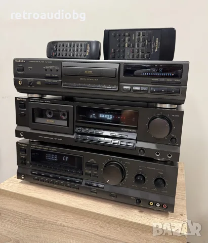 🔊Ретро аудио сет TECHNICS - ресийвър с дистанционно, CD плеър с дистанционно, дек и колони🔉, снимка 5 - Аудиосистеми - 55846255