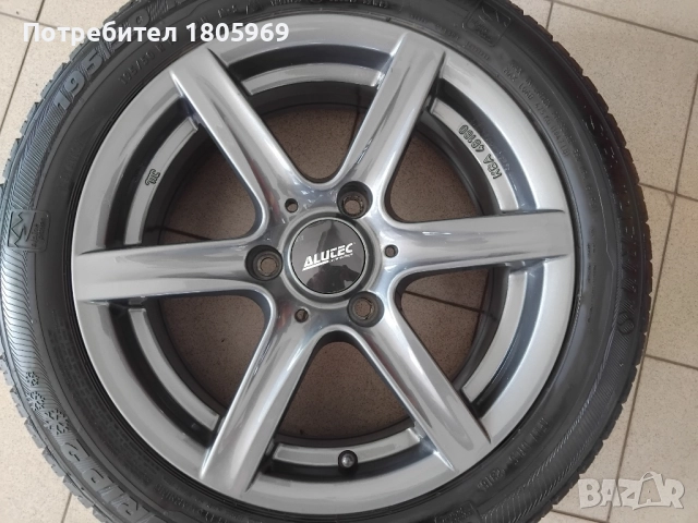 4бр. ал. джанти Alutec (Germany) за Smart Fortwo 3x112,5 , 6x15 , ET25 , централен отвор 57,1мм, снимка 4 - Гуми и джанти - 51809447