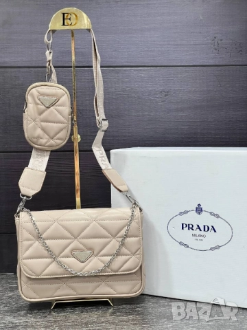 чанти НОВ МОДЕЛ PRADA🔥 : ➡️23см. Размери: ⬆️18 см. , снимка 3 - Чанти - 51459247