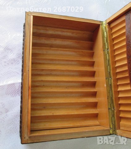 Стара кожена кутия за цигари, снимка 9 - Други ценни предмети - 31812555