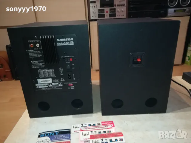 SAMSON MEDIA ONE 5A ACTIVE STUDIO MONITORS-SWISS 2312241053, снимка 15 - Тонколони - 48440037