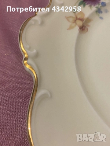 Hutschenreuther.1939-1964г. Порцеланова чиния., снимка 5 - Антикварни и старинни предмети - 52380855