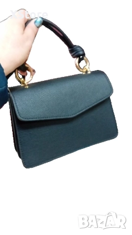 Малка дамска чанта с къса дръжка с възли 23х15х6см, снимка 6 - Чанти - 52584522