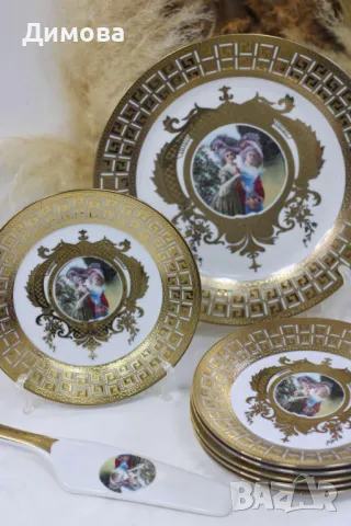 Сервиз за торта "Барок"