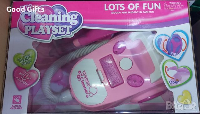 Детска играчка прахосмукачка със звуци и светлини, снимка 4 - Други - 42891128