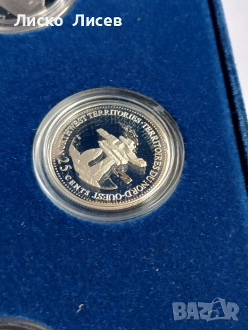 Канада 1992г. 125 години Конфедерация сребро, снимка 17 - Нумизматика и бонистика - 53960236