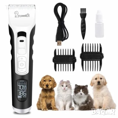 Акумулаторна машинка за подстригване на домашни животни, снимка 2 - Оборудване за аквариуми - 48472385