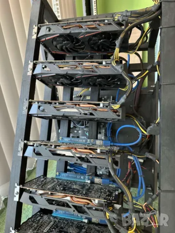 Rig - РИГ за копаене на криптовалути: Gigabyte GV-RX580 Gaming 8GB, снимка 3 - Други - 48662605