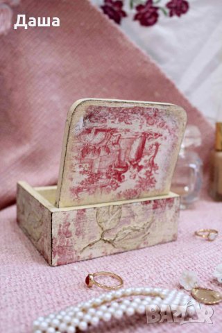 Кутия за бижута с огледало, снимка 5 - Декорация за дома - 31642110
