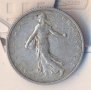 Франция стар сребърен франк 1916 година, снимка 2