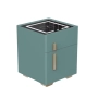 Интелигентно нощно шкафче Smart Heater, сейф, Led осветление, зелен, снимка 1