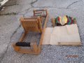 Ретро играчка - дървен детски тъкачен стан., снимка 5