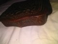 Кутия Рилски манастир хенд мейд от соца естествена кожа 170х150х40мм, снимка 4
