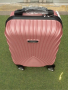 Стилен куфар с колелца за ръчен багаж с твърдо покритие, снимка 6
