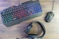 Геймърска клавиатура SCHWAIGER Gaming Tastatur GT108, RGB подсветка, снимка 6