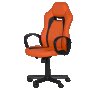 Геймърски стол Carmen 7525 R - оранжево - черен, снимка 2