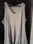 Макси рокля варен памук в сиво, снимка 1