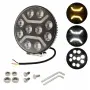 Кръгъл LED халоген 100 W с 10 диода, снимка 1